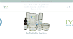 Desktop Screenshot of iyaskincare.com